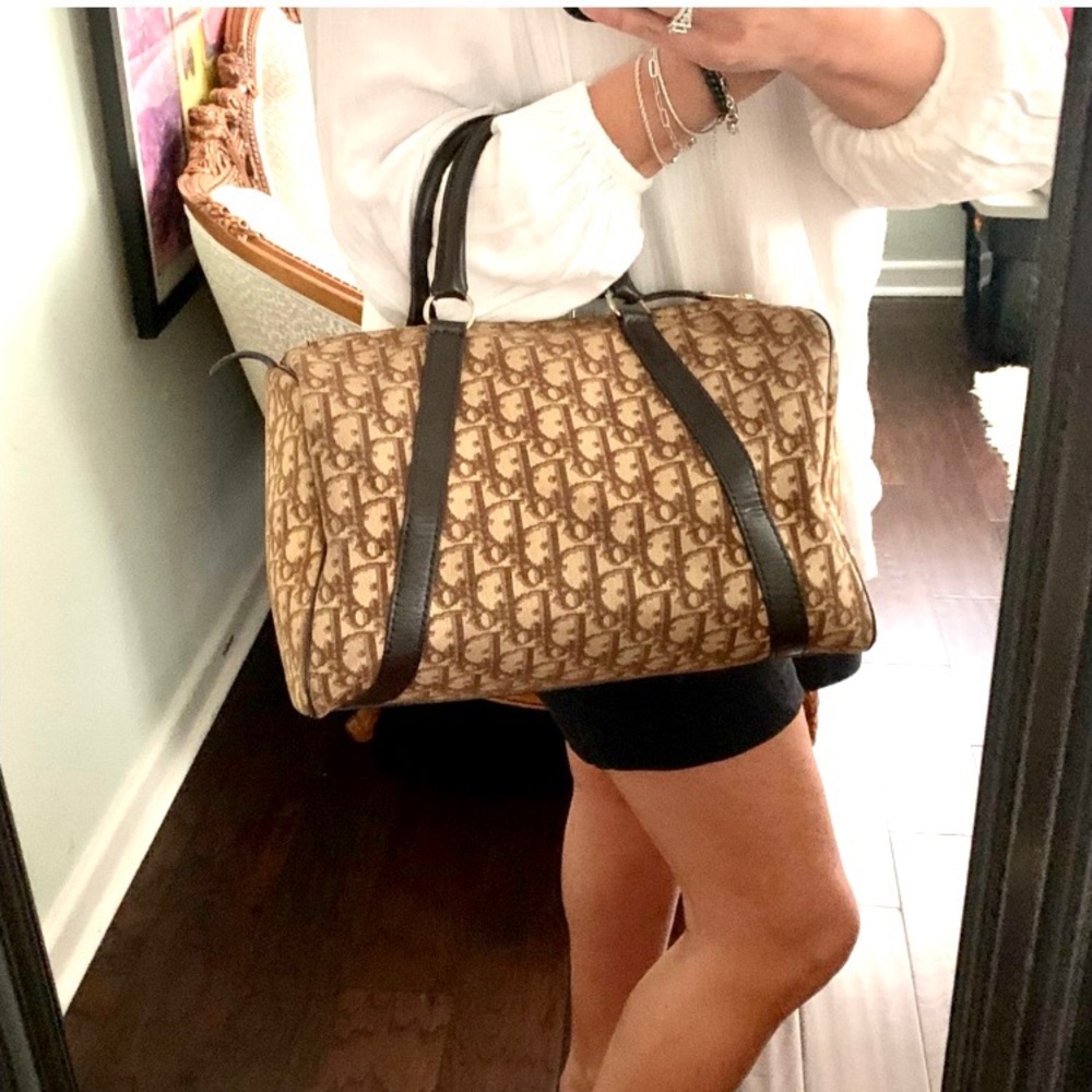 DIOR DIORISSIMO BOSTON BAG -Rare Vintage Handbag in pristine condition! - Picture 9 of 12